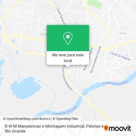 R W M Manutencao e Montagem Industrial mapa