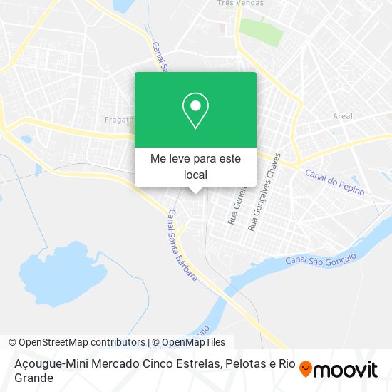 Açougue-Mini Mercado Cinco Estrelas mapa