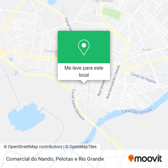Comercial do Nando mapa