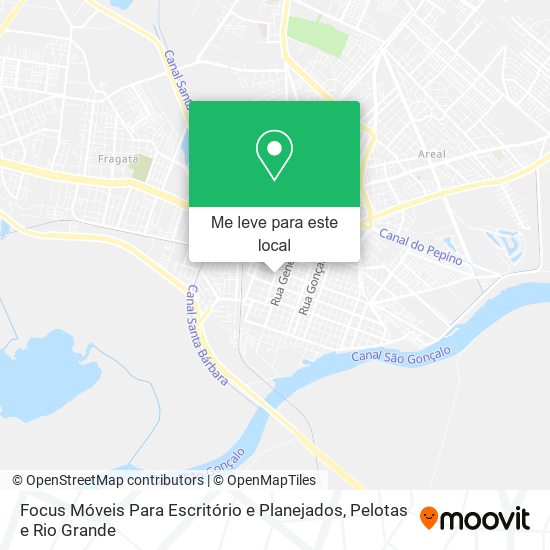 Focus Móveis Para Escritório e Planejados mapa