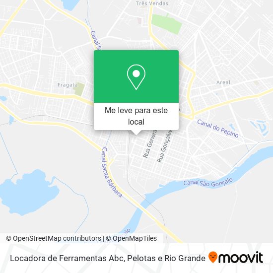 Locadora de Ferramentas Abc mapa