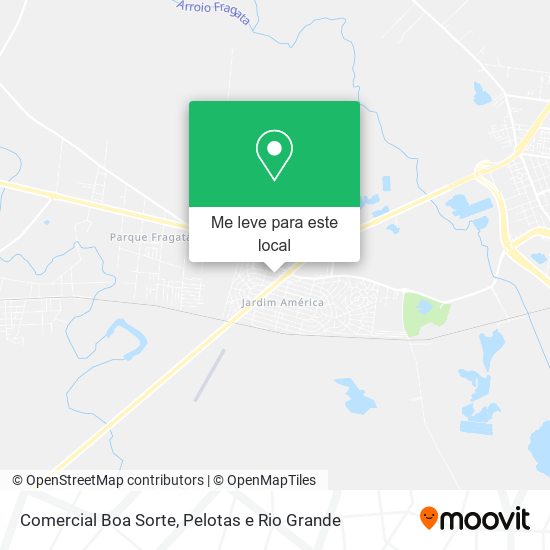 Comercial Boa Sorte mapa