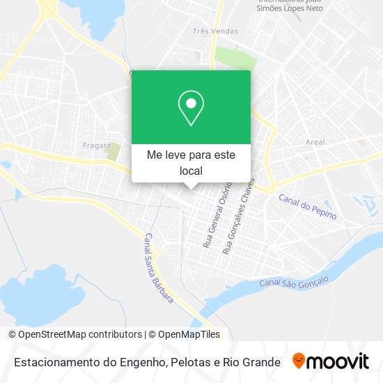 Estacionamento do Engenho mapa