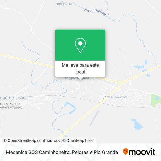 Mecanica SOS Caminhoneiro mapa