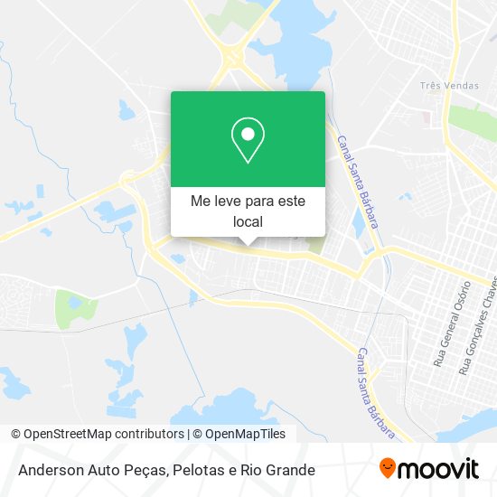 Anderson Auto Peças mapa