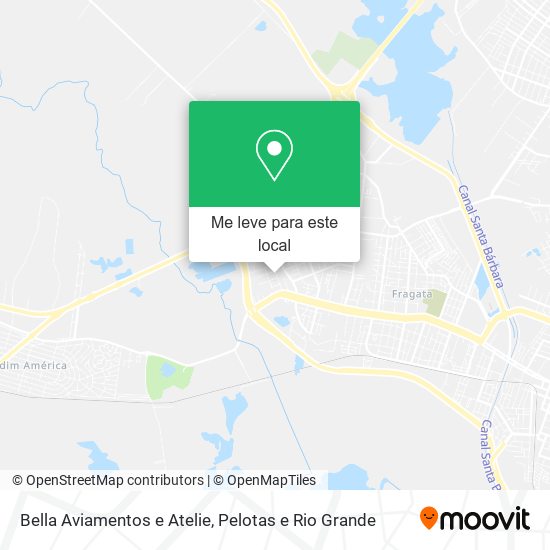 Bella Aviamentos e Atelie mapa