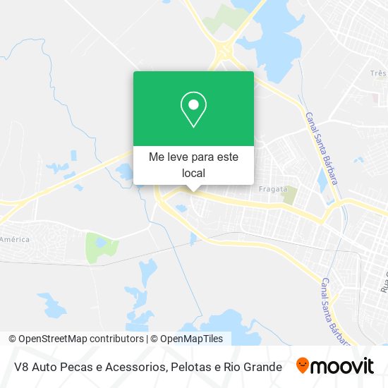 V8 Auto Pecas e Acessorios mapa