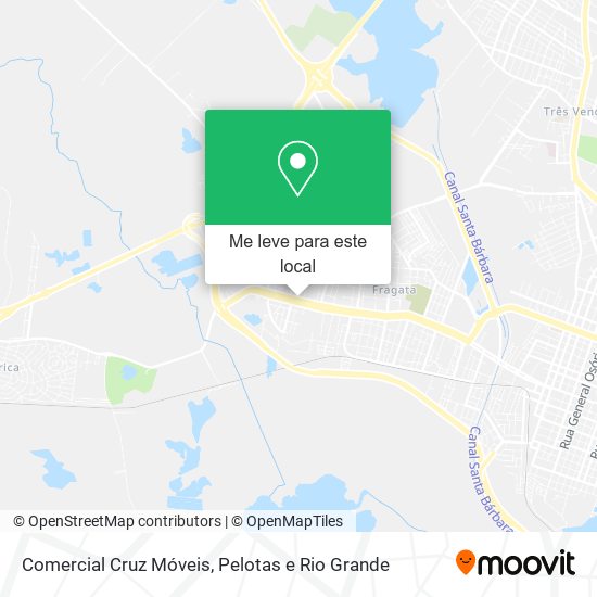 Comercial Cruz Móveis mapa