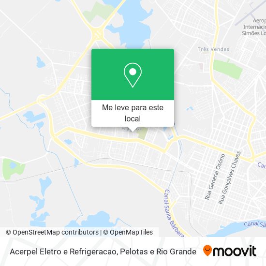 Acerpel Eletro e Refrigeracao mapa