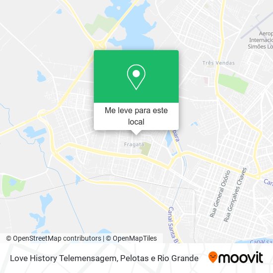 Love History Telemensagem mapa