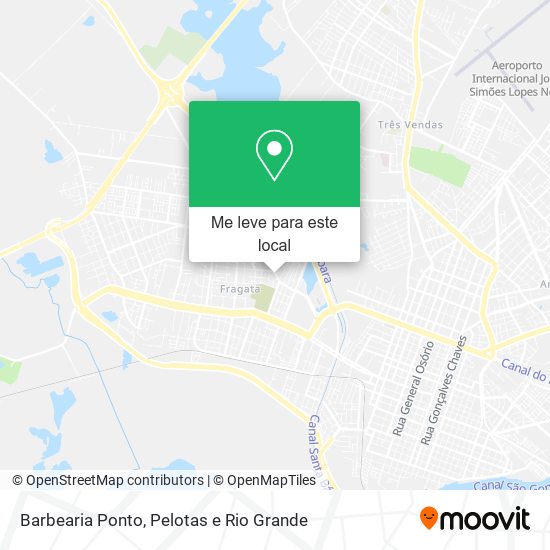 Barbearia Ponto mapa