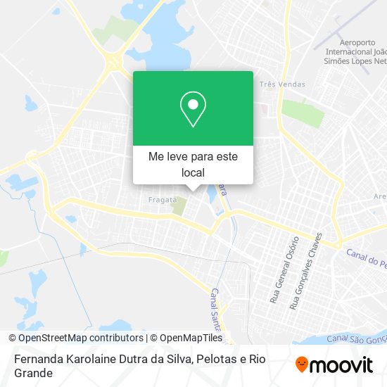Fernanda Karolaine Dutra da Silva mapa