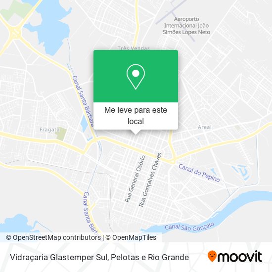 Vidraçaria Glastemper Sul mapa