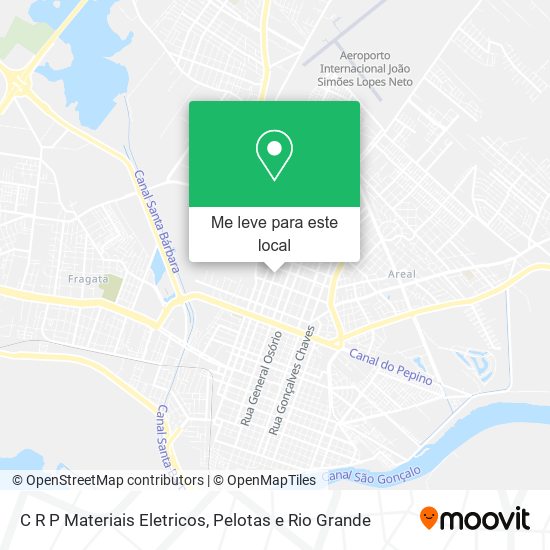 C R P Materiais Eletricos mapa