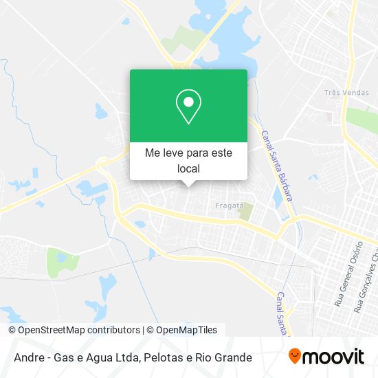 Andre - Gas e Agua Ltda mapa