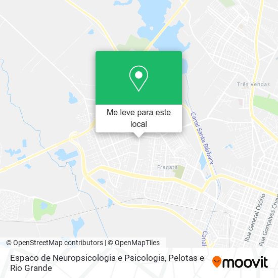 Espaco de Neuropsicologia e Psicologia mapa