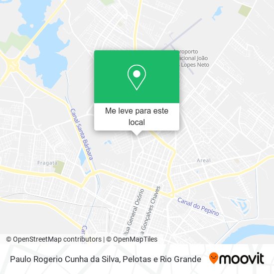 Paulo Rogerio Cunha da Silva mapa