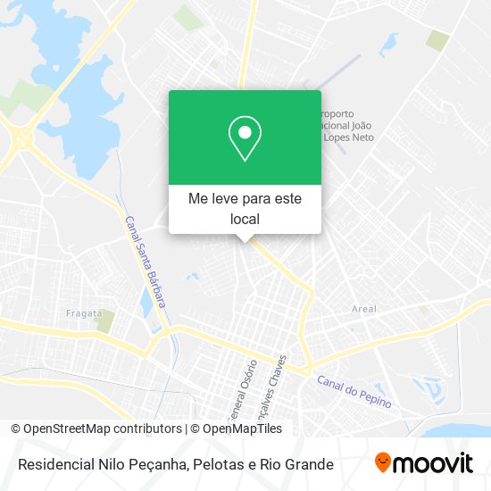 Residencial Nilo Peçanha mapa