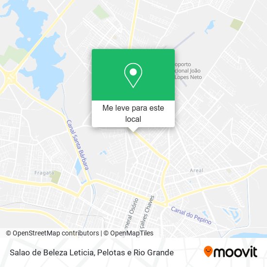 Salao de Beleza Leticia mapa