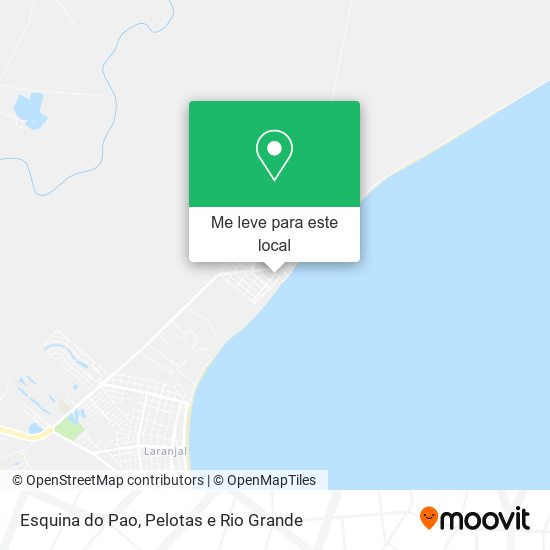 Esquina do Pao mapa
