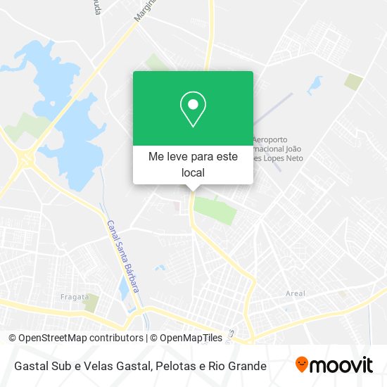 Gastal Sub e Velas Gastal mapa