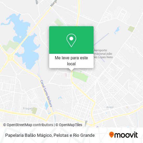 Papelaria Balão Mágico mapa