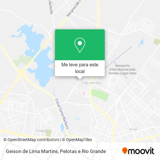 Geison de Lima Martins mapa