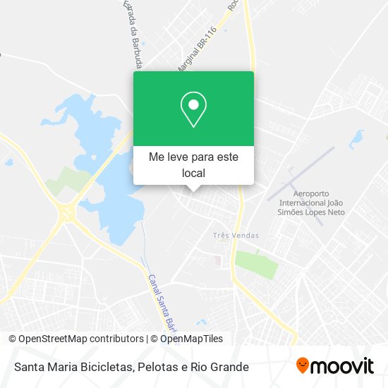 Santa Maria Bicicletas mapa