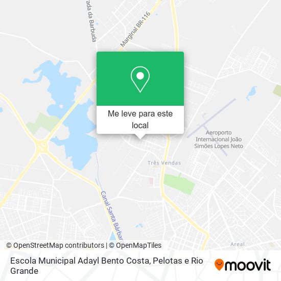 Escola Municipal Adayl Bento Costa mapa