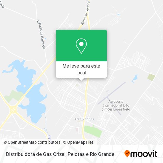 Distribuidora de Gas Crizel mapa