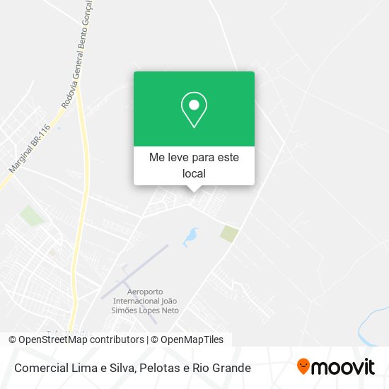 Comercial Lima e Silva mapa