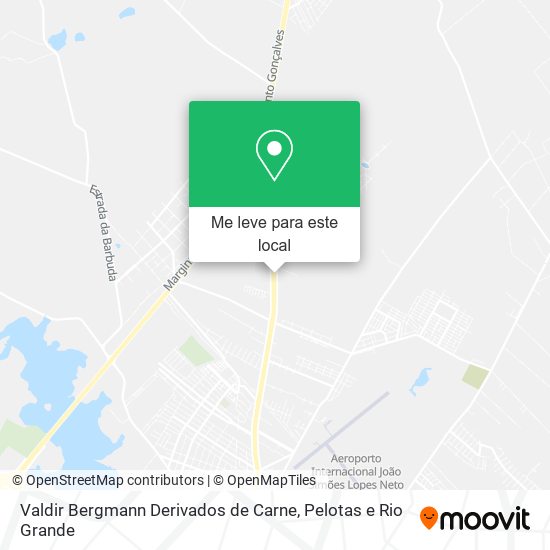 Valdir Bergmann Derivados de Carne mapa