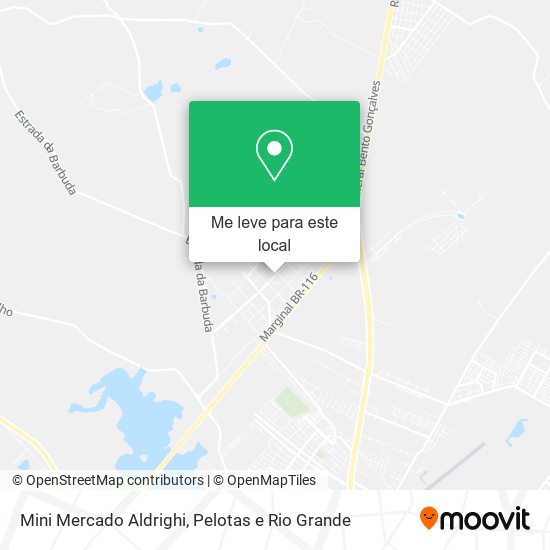 Mini Mercado Aldrighi mapa