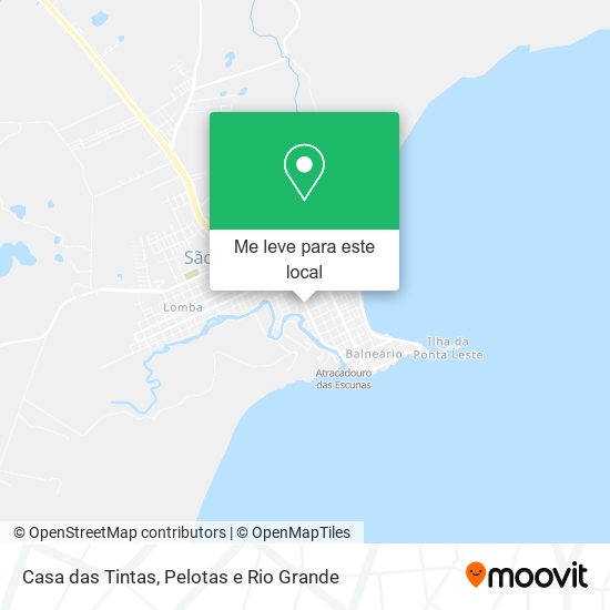 Casa das Tintas mapa
