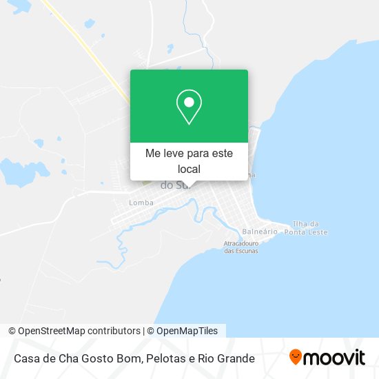 Casa de Cha Gosto Bom mapa