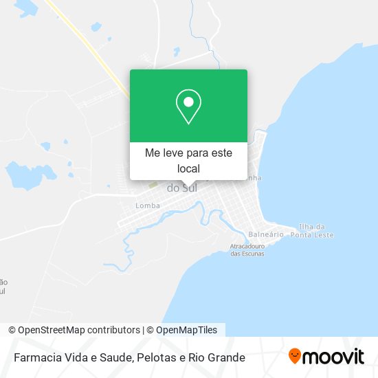 Farmacia Vida e Saude mapa