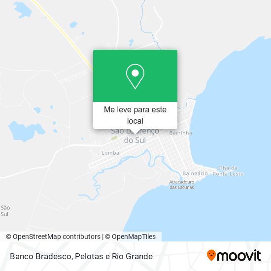 Banco Bradesco mapa