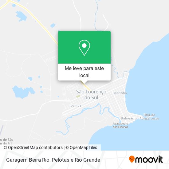 Garagem Beira Rio mapa