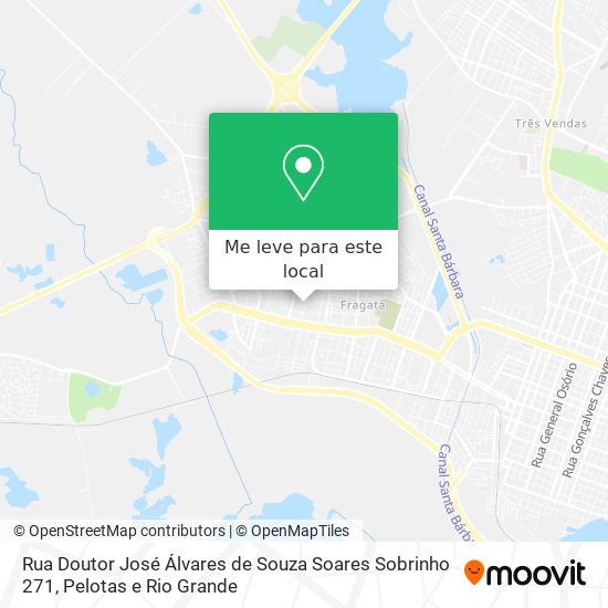 Rua Doutor José Álvares de Souza Soares Sobrinho 271 mapa