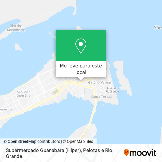 Supermercado Guanabara (Hiper) mapa