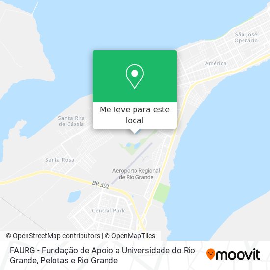 FAURG - Fundação de Apoio a Universidade do Rio Grande mapa