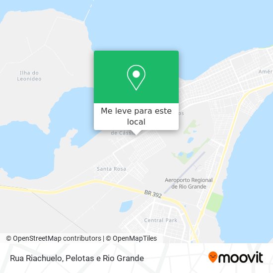 Rua Riachuelo mapa