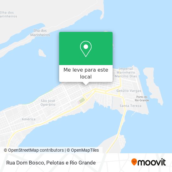 Rua Dom Bosco mapa