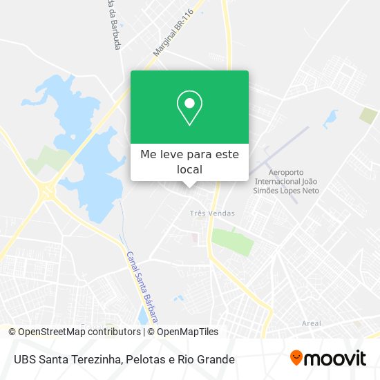 UBS Santa Terezinha mapa