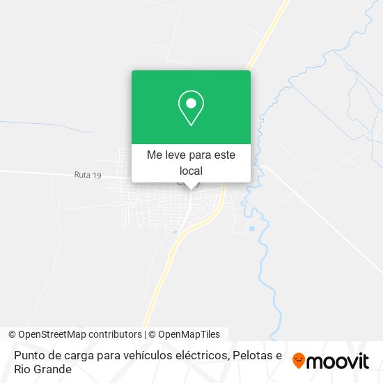 Punto de carga para vehículos eléctricos mapa