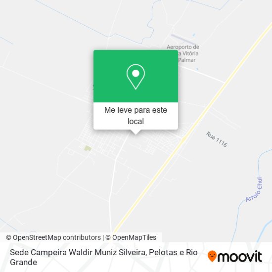 Sede Campeira Waldir Muniz Silveira mapa