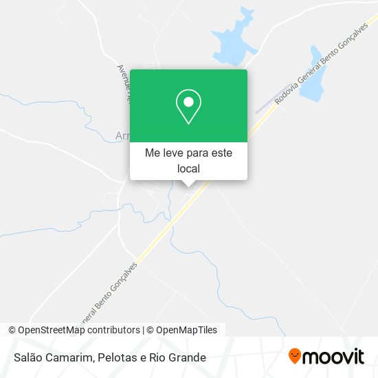Salão Camarim mapa