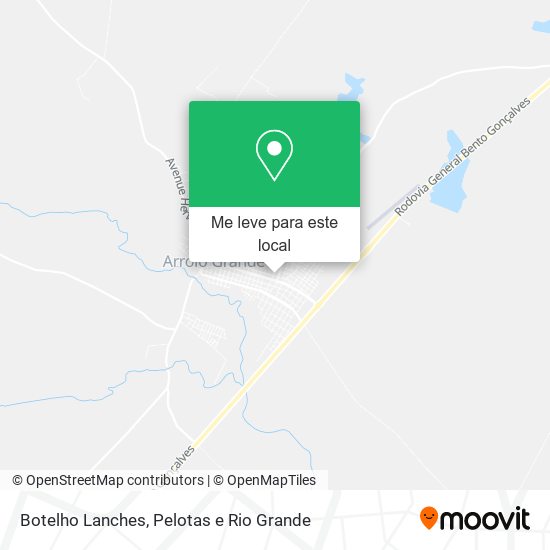 Botelho Lanches mapa