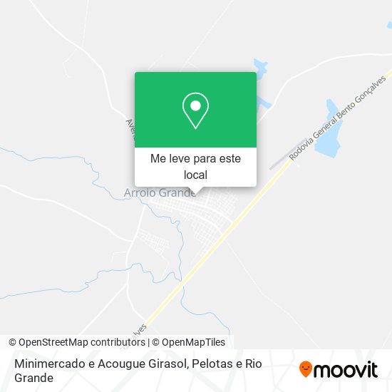Minimercado e Acougue Girasol mapa