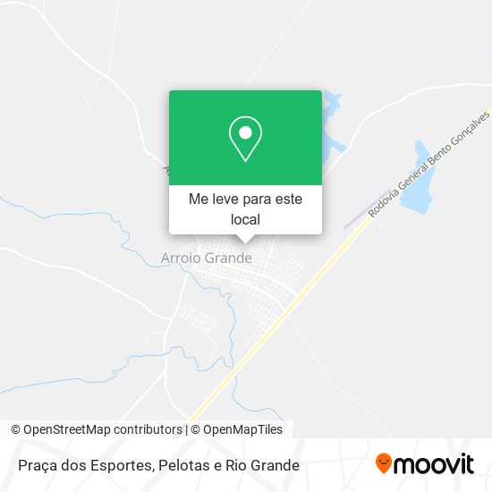 Praça dos Esportes mapa